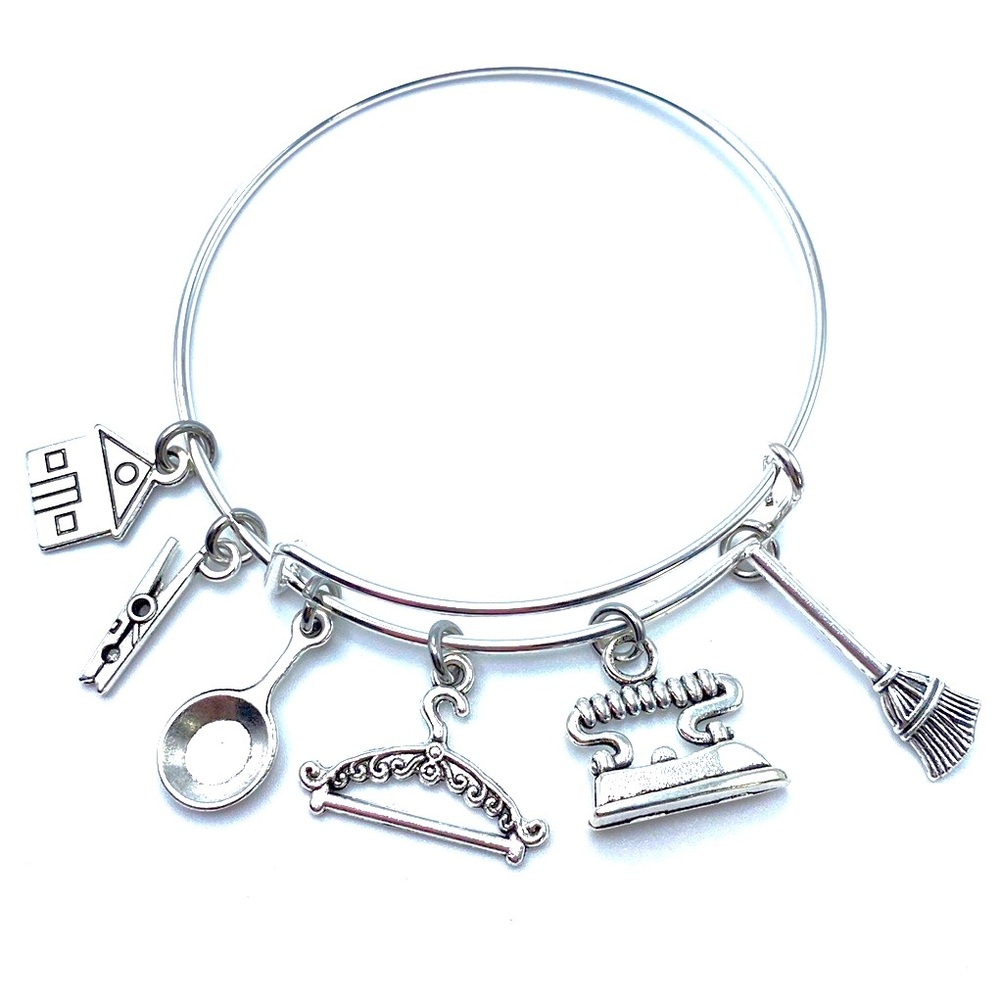 Housekeeper Bracelet Housekeeping Theme Charm Bangle Appreciation Thank …
